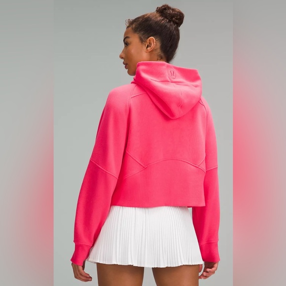 NWT Lululemon Scuba Oversized Full Zip Glaze Pink Size M/L - Picture 3 of 11